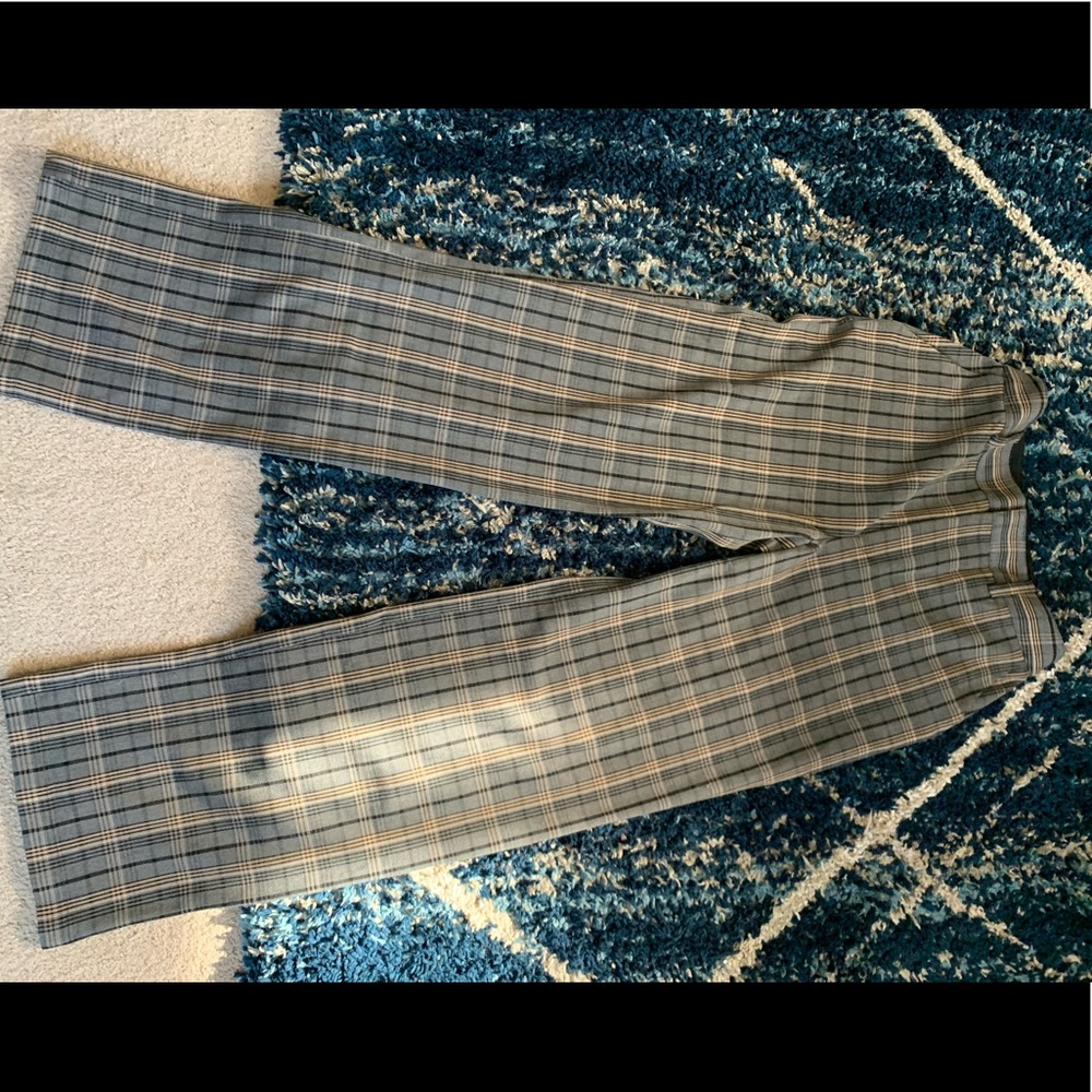 High waisted Express plaid pants